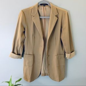 Theory Nude Beige Suit Blazer Medium